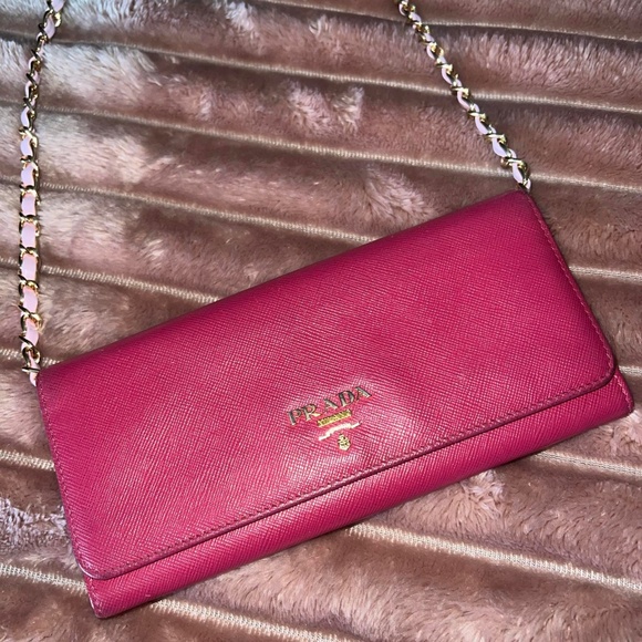 Authentic Prada wallet with chain - Picture 1 of 1